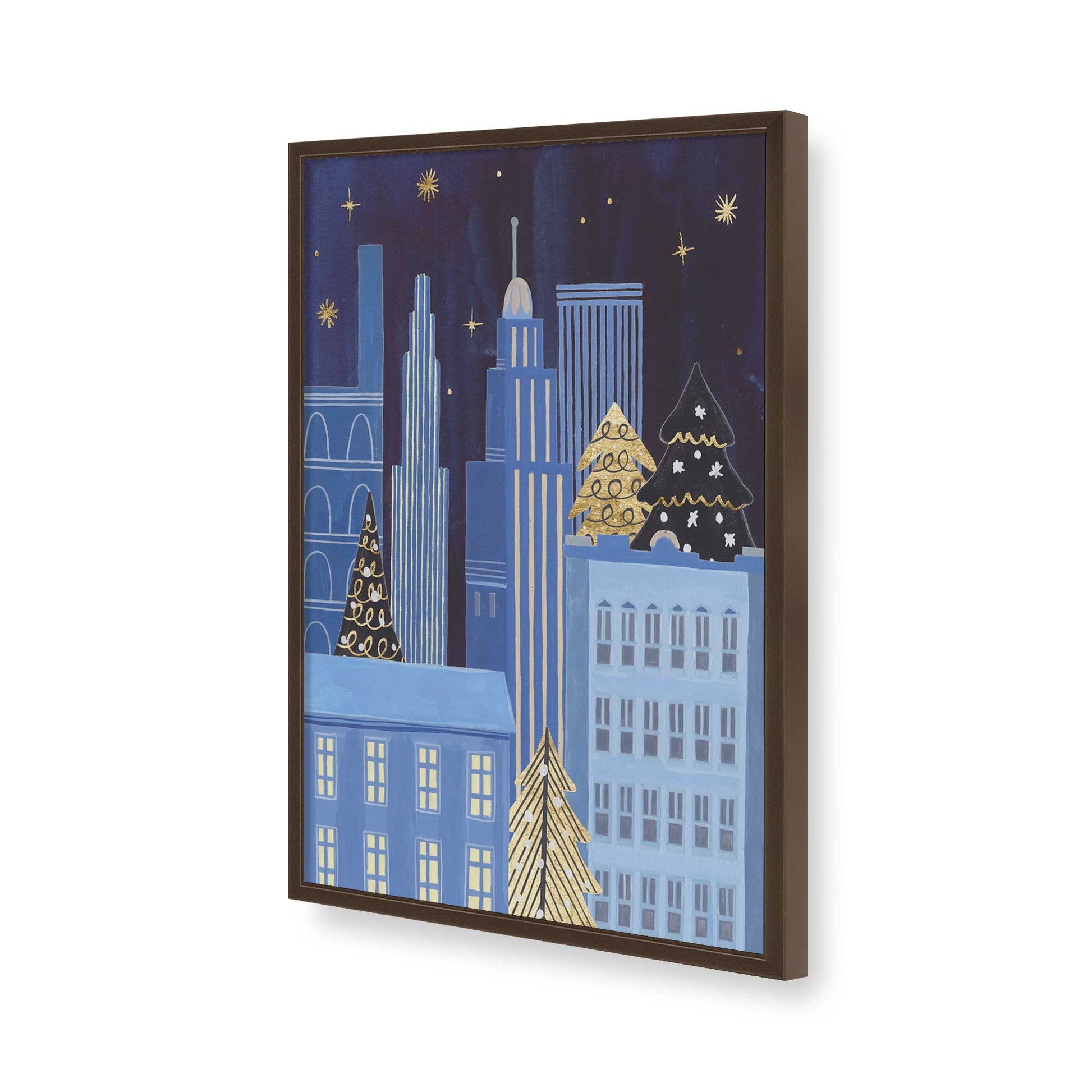 [Color:Belvinder Brown], Picture of art in a Belvinder Brown frame of the corner