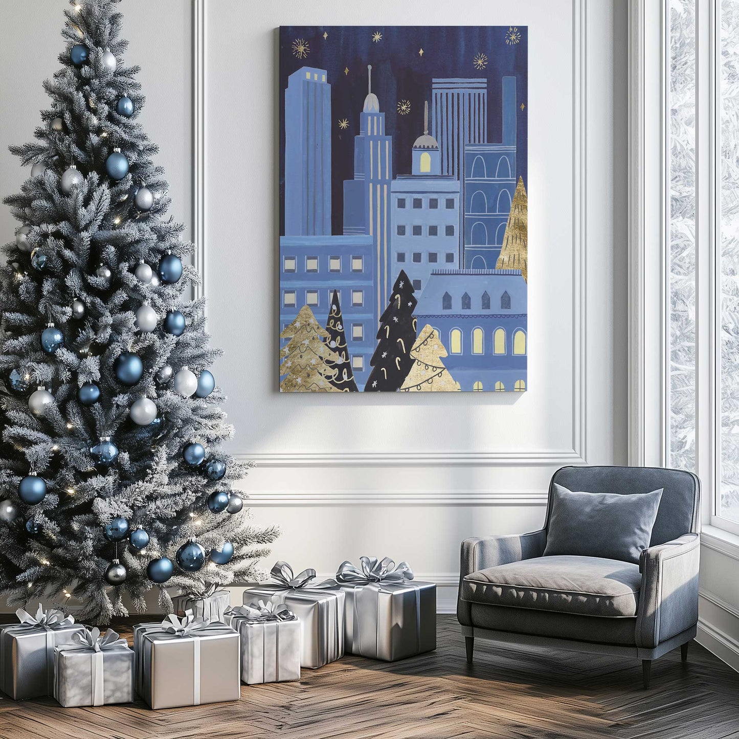 Picture of art in a room