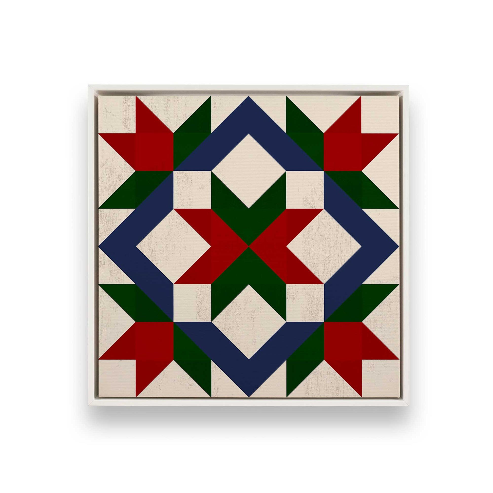 [Color:Opaque White], Picture of art in a White frame