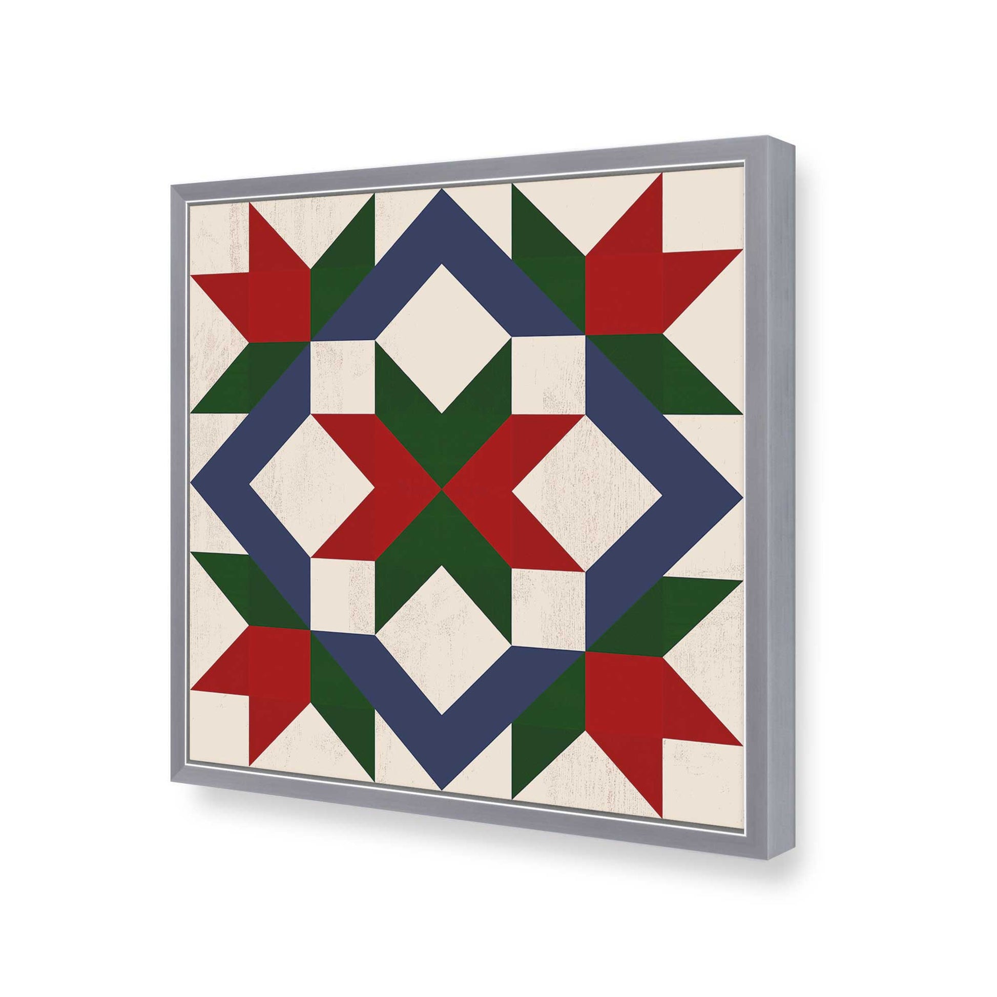 [Color:Polished Chrome], Picture of art in a Polished Chrome frame of the corner