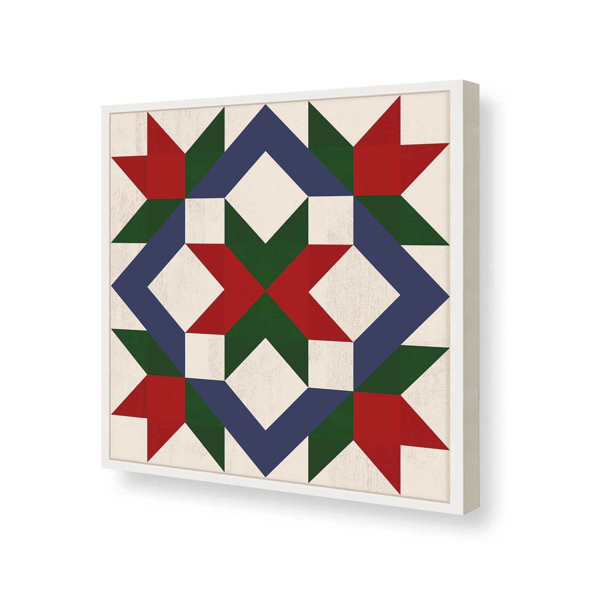 [Color:Opaque White], Picture of art in a Opaque White frame of the corner