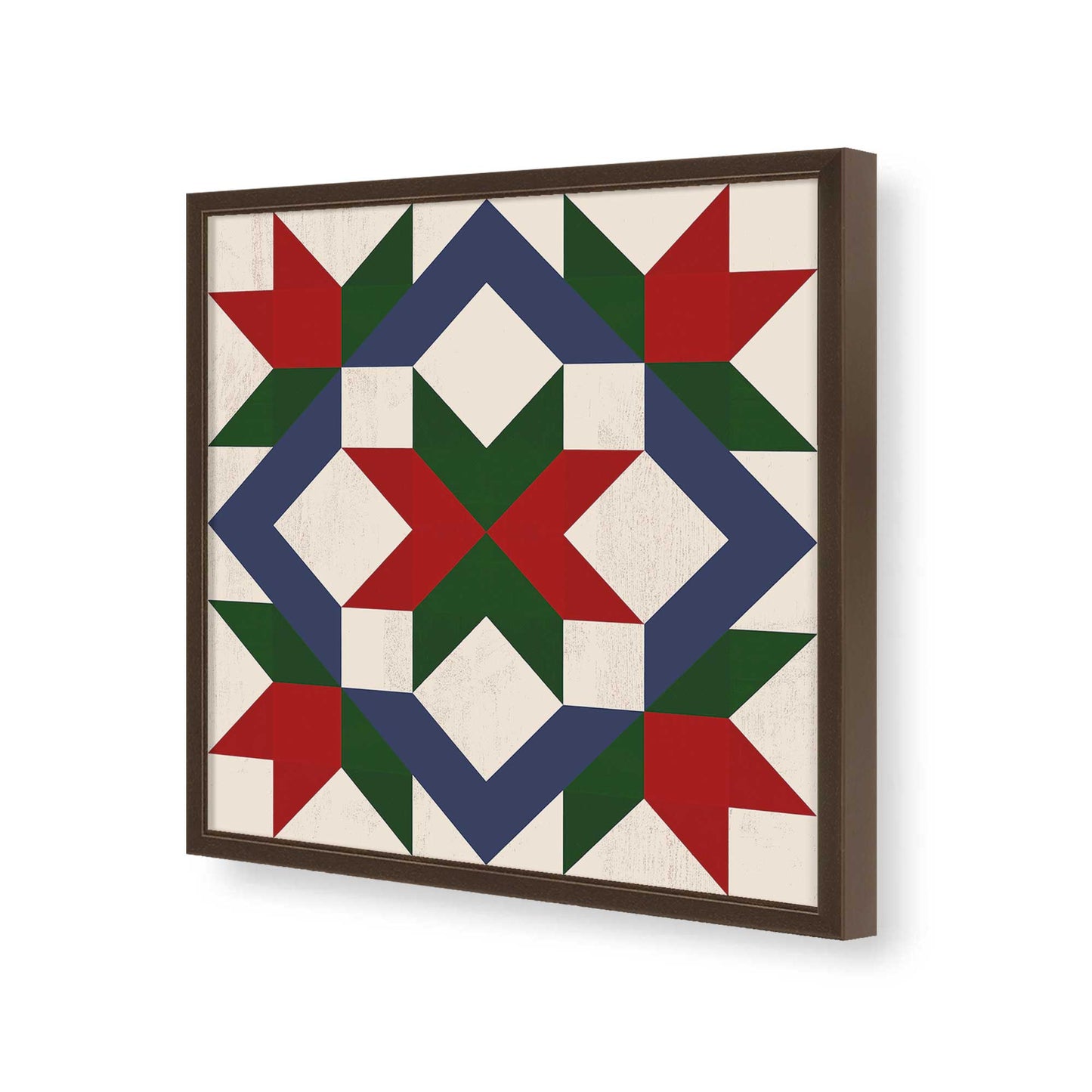 [Color:Espresso], Picture of art in a Espresso frame of the corner