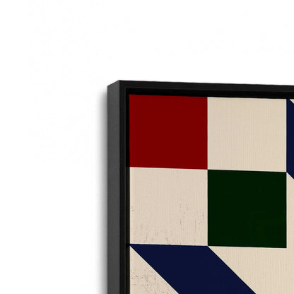 [Color:Satin Black], Picture of art in a Satin Black frame at an angle