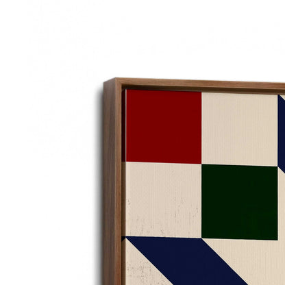 [Color:Walnut], Picture of art in a Walnut frame at an angle