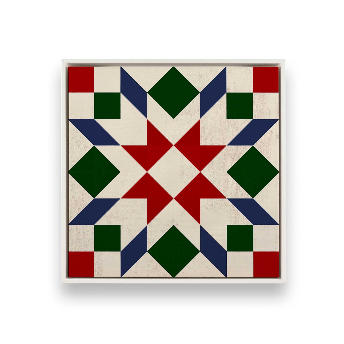 [Color:Opaque White], Picture of art in a White frame