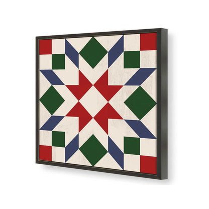 [Color:Satin Black], Picture of art in a Satin Black frame of the corner