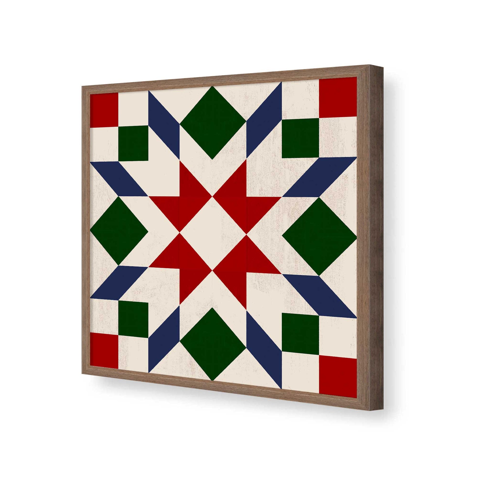 [Color:Walnut], Picture of art in a Walnut frame of the corner