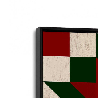 [Color:Satin Black], Picture of art in a Satin Black frame at an angle