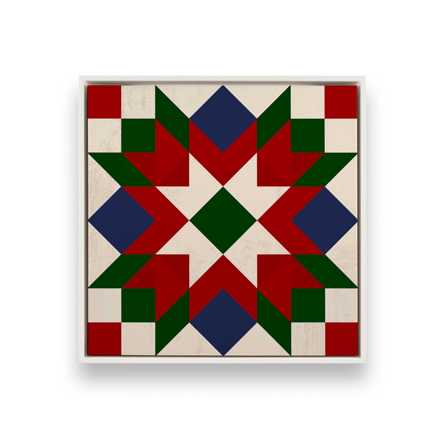 [Color:Opaque White], Picture of art in a White frame