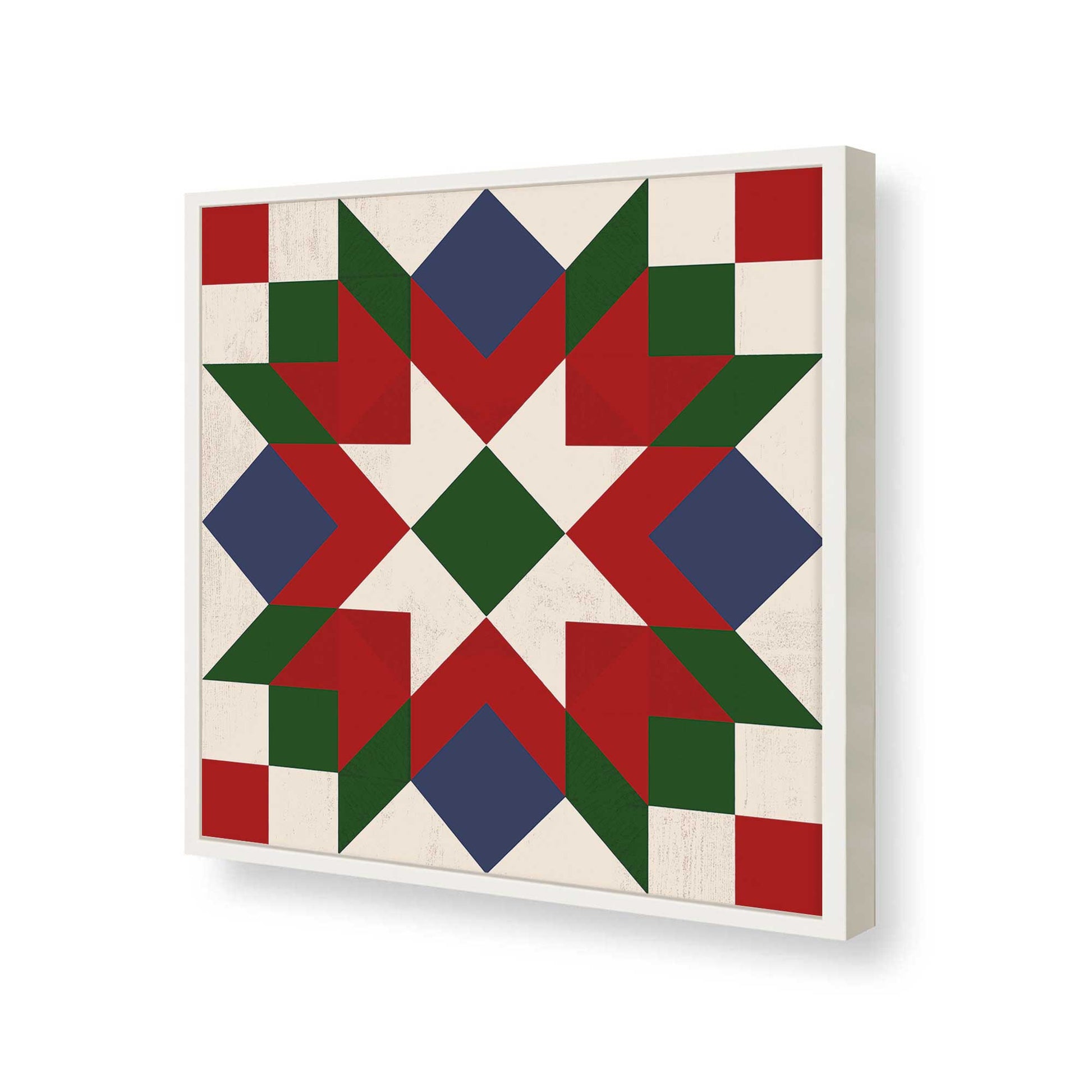 [Color:Opaque White], Picture of art in a Opaque White frame of the corner