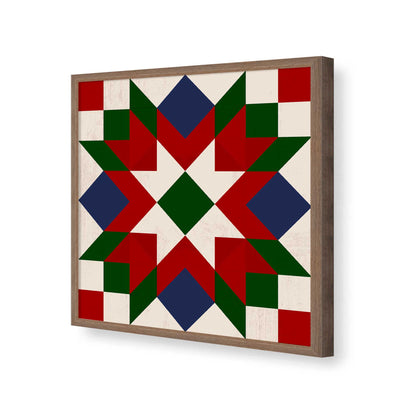 [Color:Walnut], Picture of art in a Walnut frame of the corner