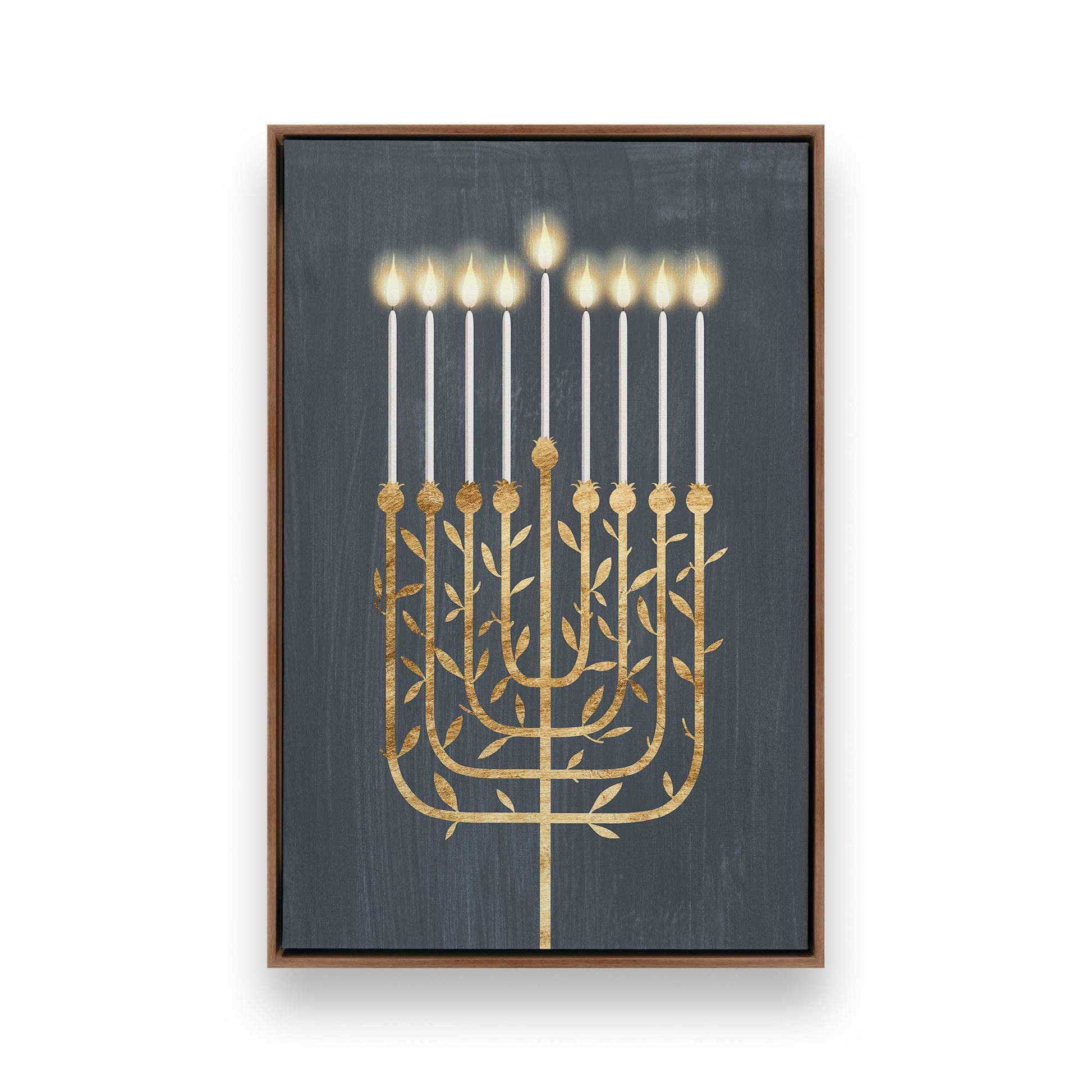 [Color:Walnut], Picture of art in a Walnut frame