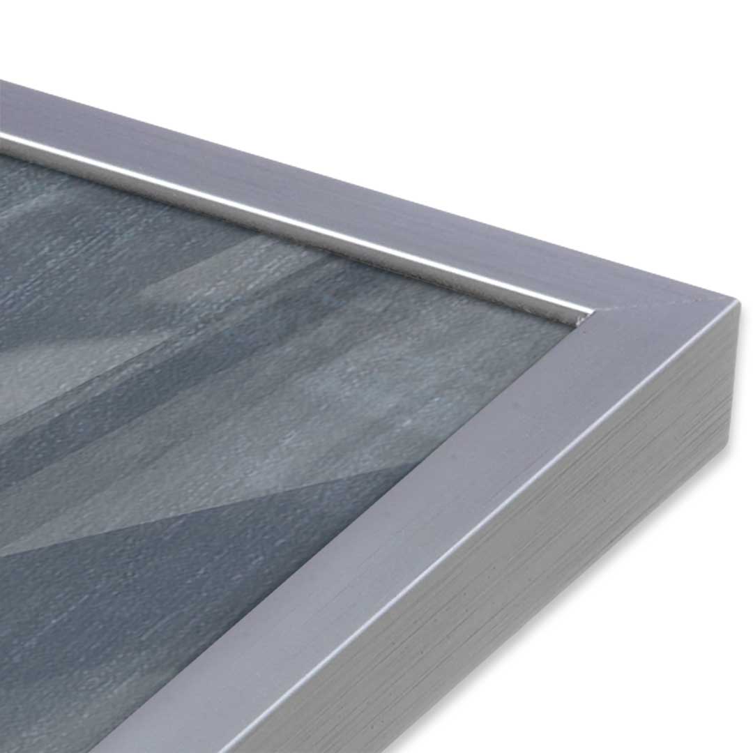 [Color:Polished Chrome], Picture of art in a Polished Chrome frame at an angle