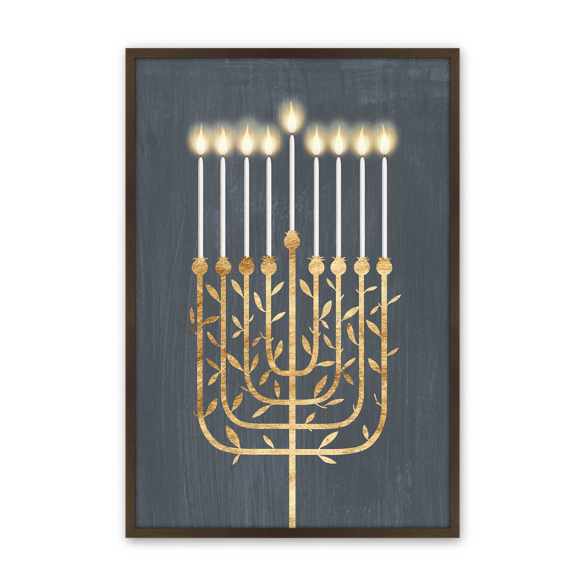 [Color:Belvinder Brown], Picture of art in a Belvinder Brown frame