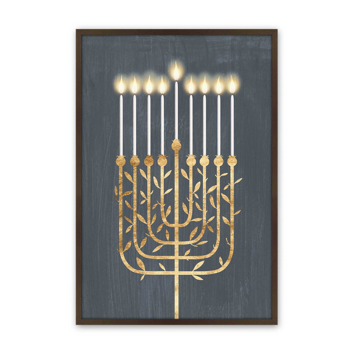 [Color:Brown], Picture of art in a Brown frame