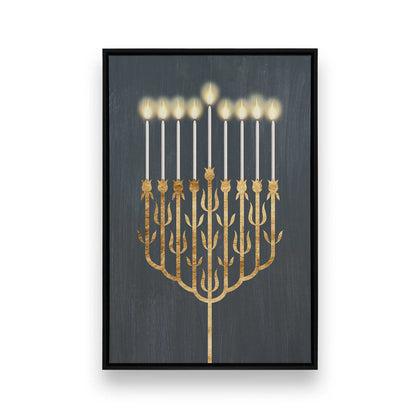 [Color:Satin Black], Picture of art in a Satin Black frame