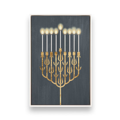 [Color:Opaque White], Picture of art in a White frame