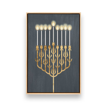 [Color:American Maple], Picture of art in a American Maple frame