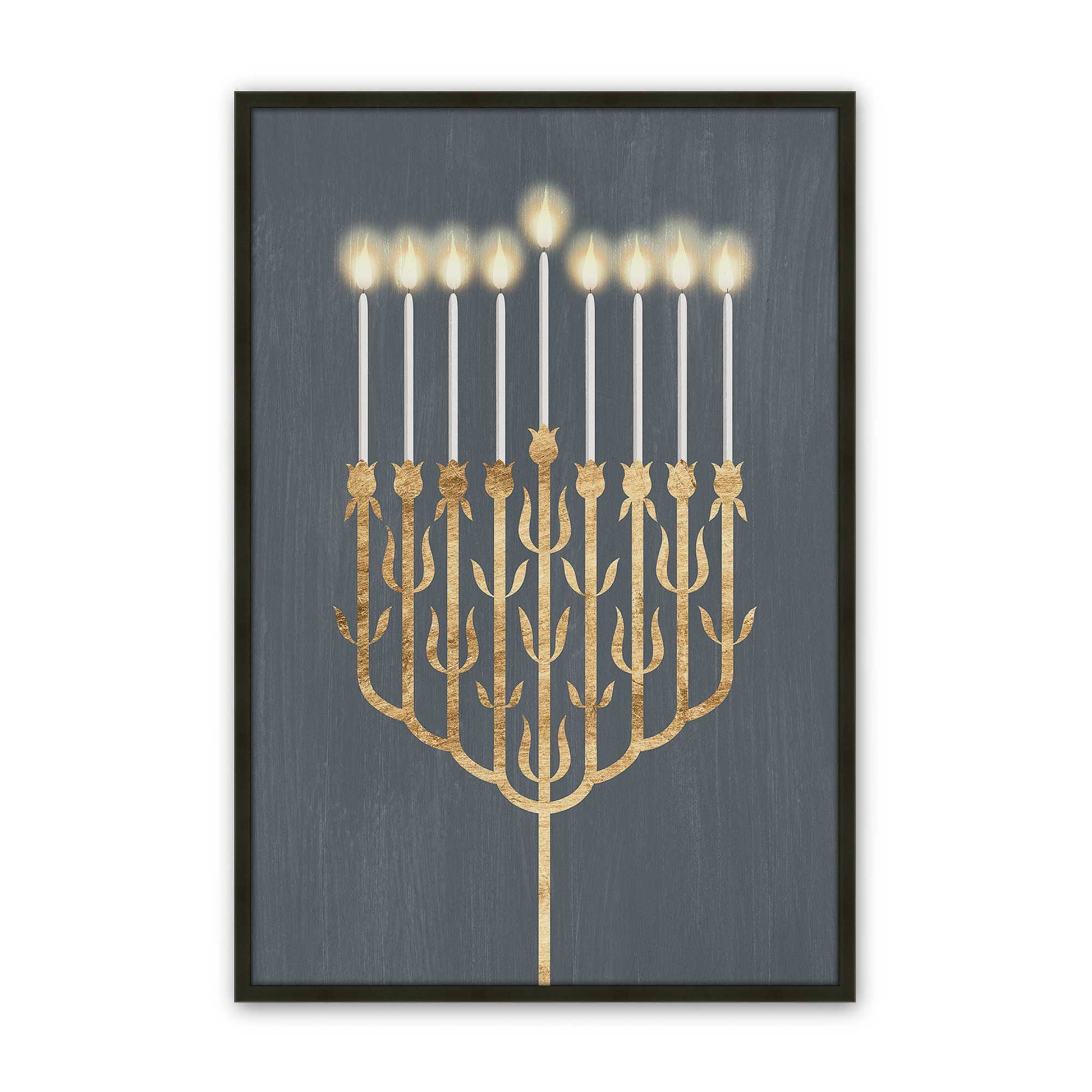 [Color:Satin Black], Picture of art in a Satin Black frame