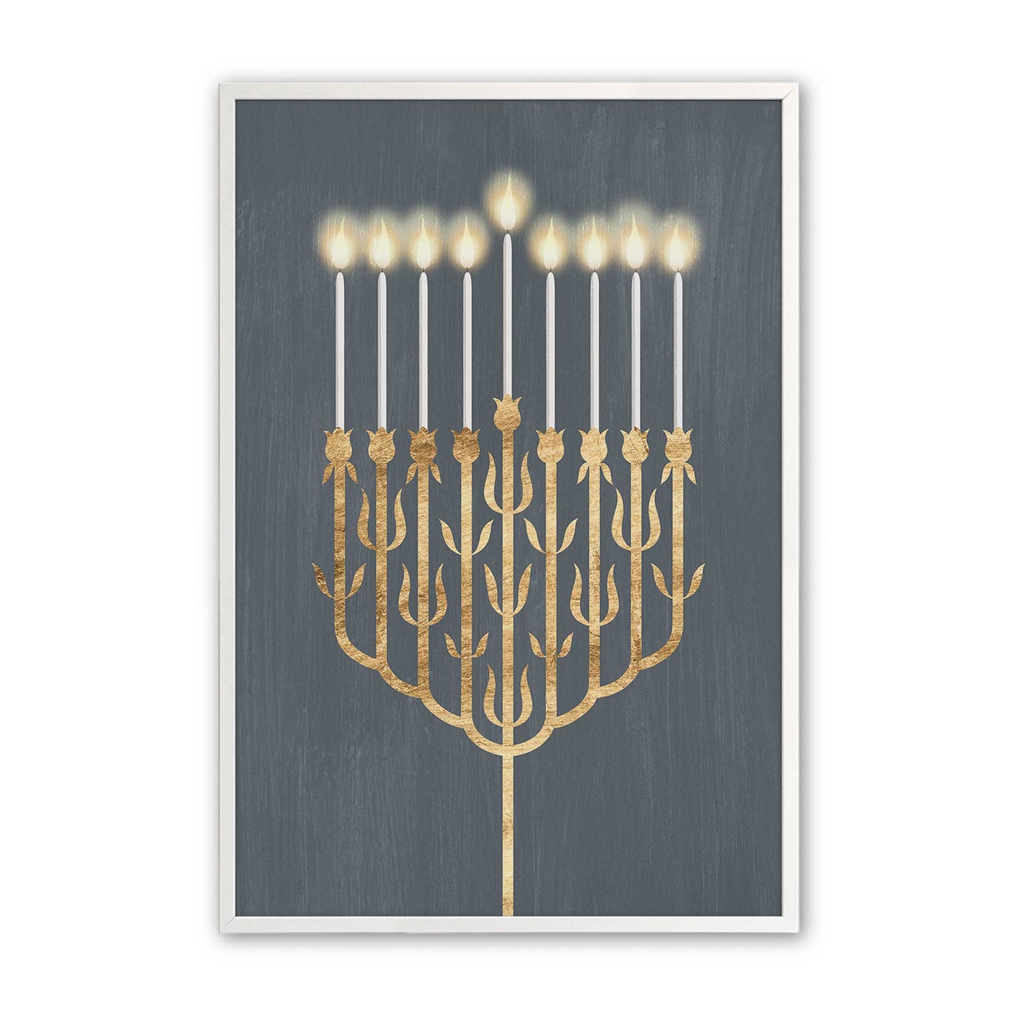 [Color:Opaque White], Picture of art in a Opaque White frame