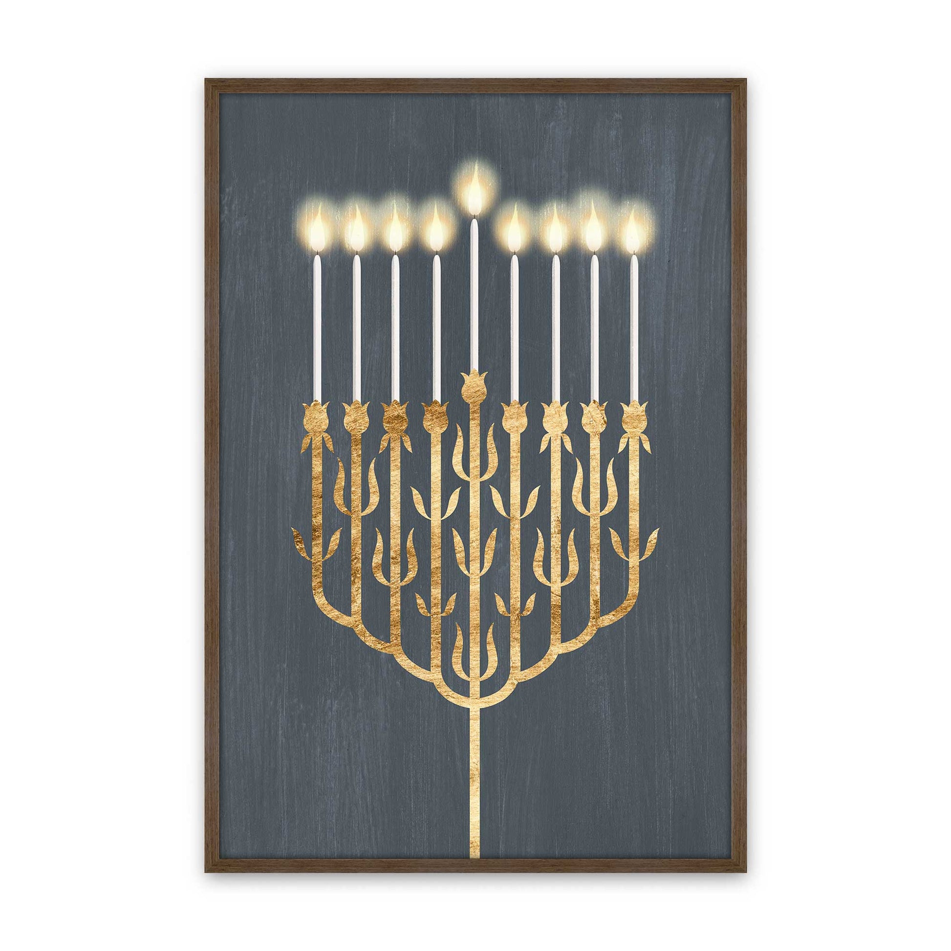 [Color:Walnut], Picture of art in a Walnut frame