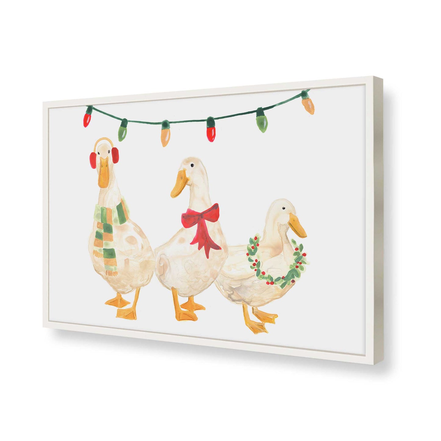 [Color:Opaque White], Picture of art in a Opaque White frame of the corner