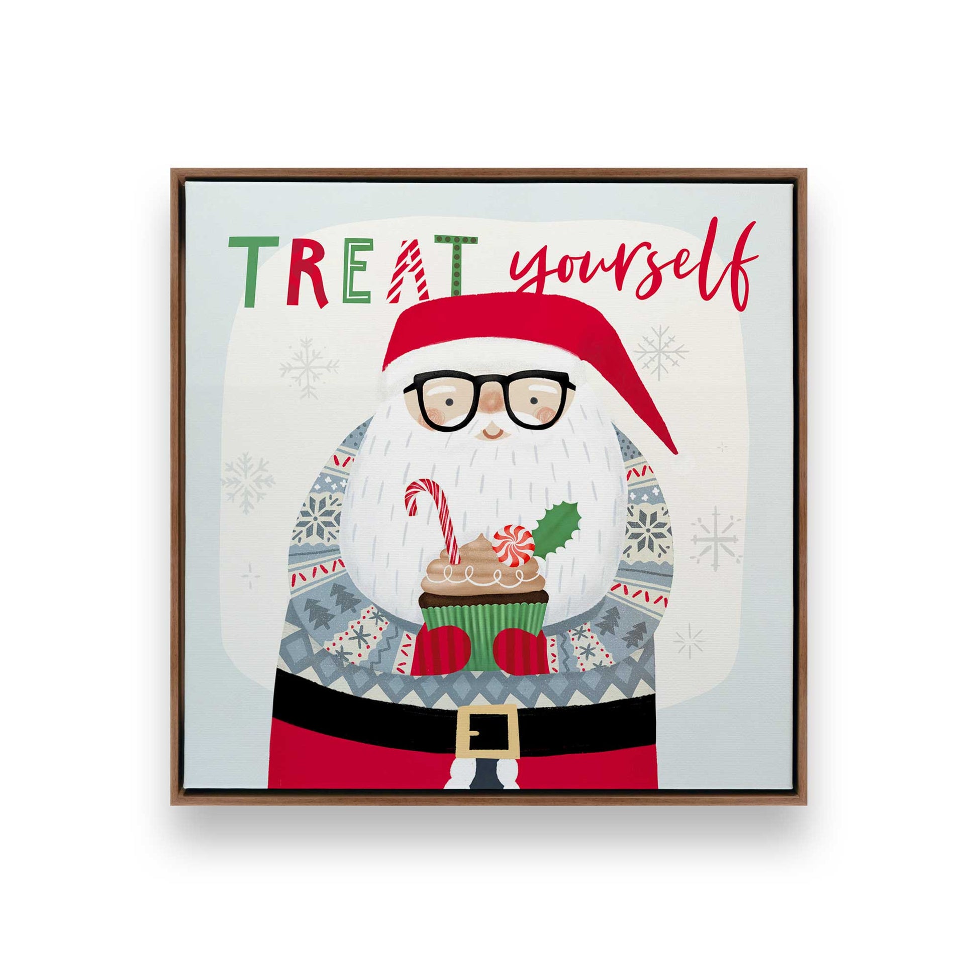 [Color:Walnut], Picture of art in a Walnut frame