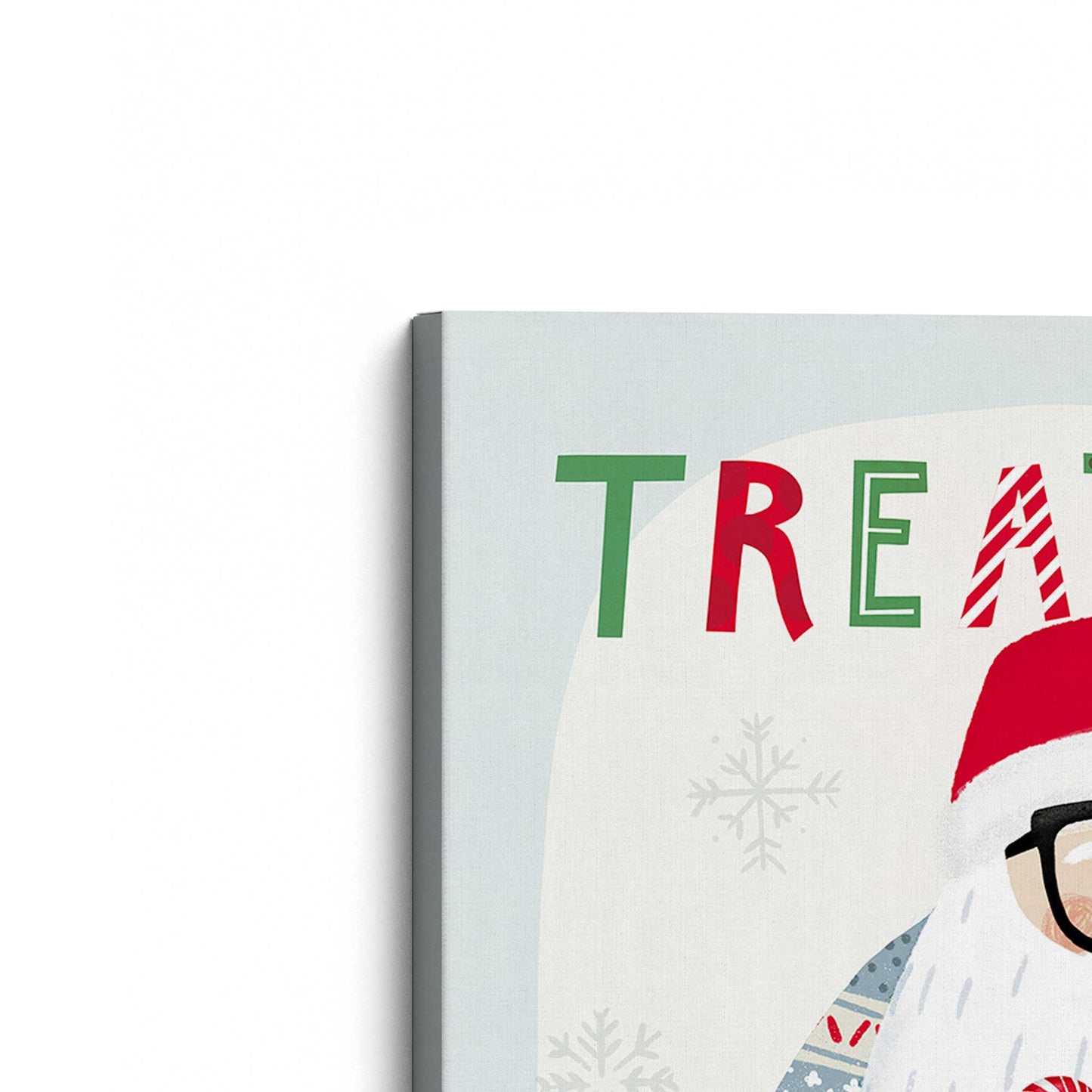 [Color:Stretched Canvas], Picture of the corner of the art