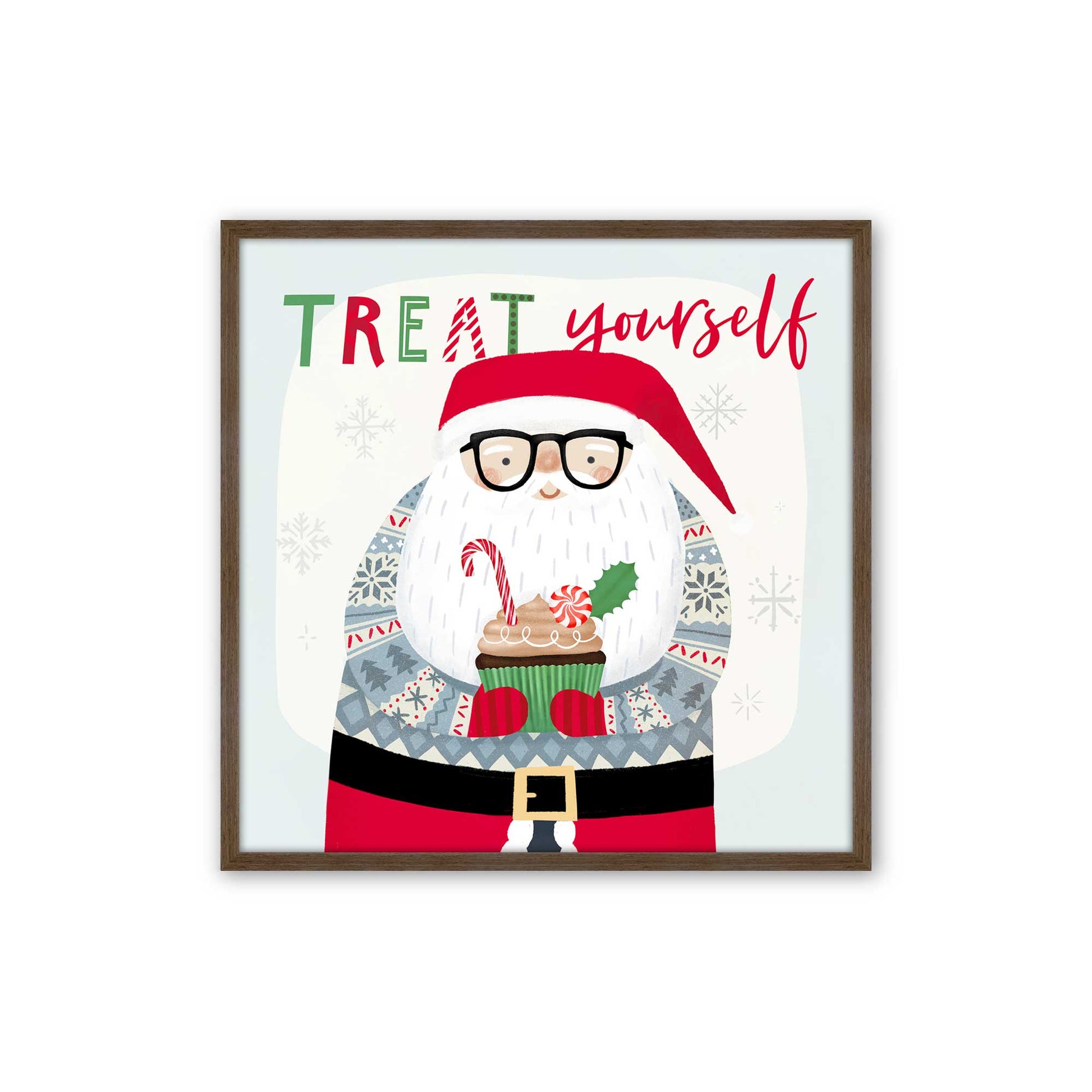 [Color:Walnut], Picture of art in a Walnut frame