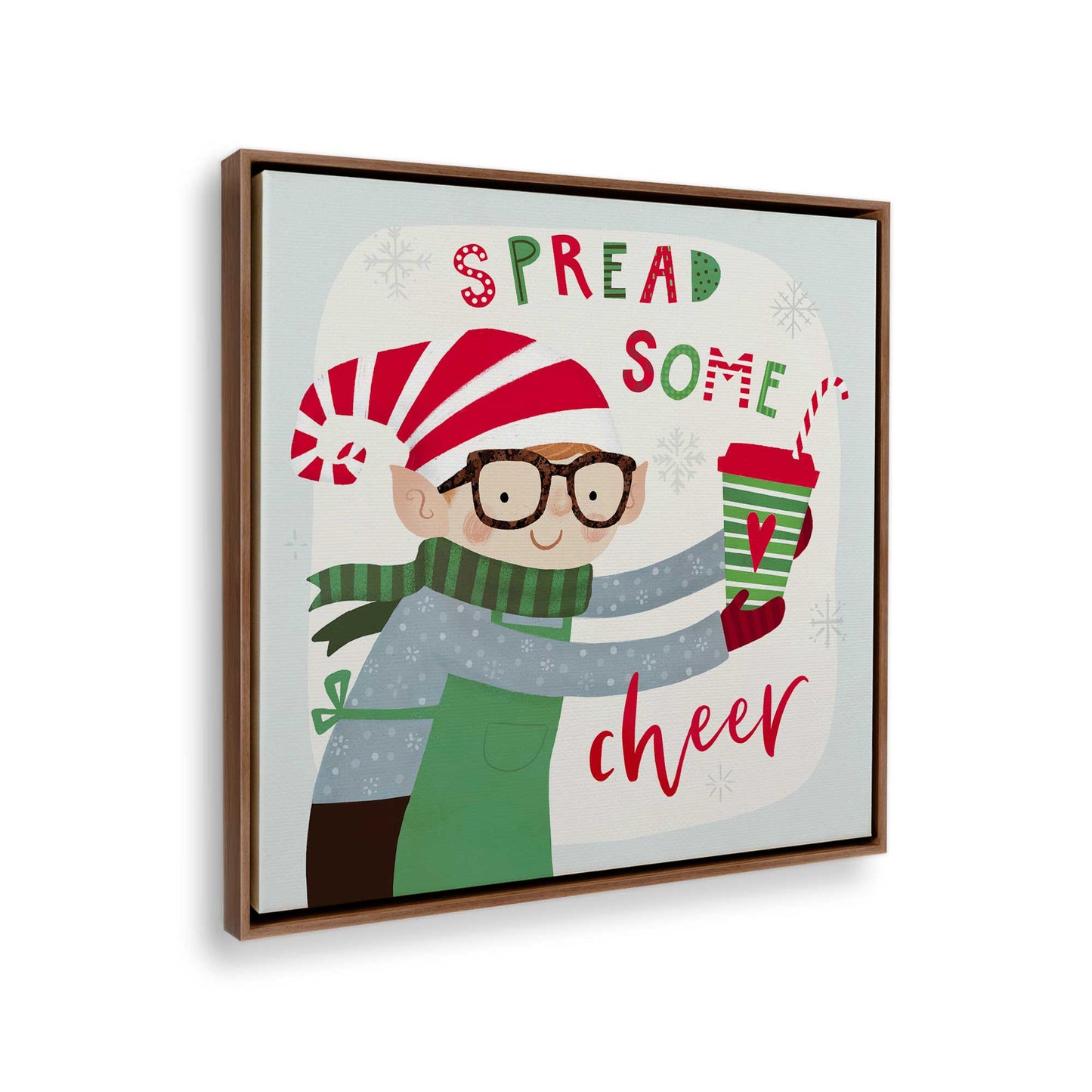 [Color:Walnut], Picture of the corner of the art