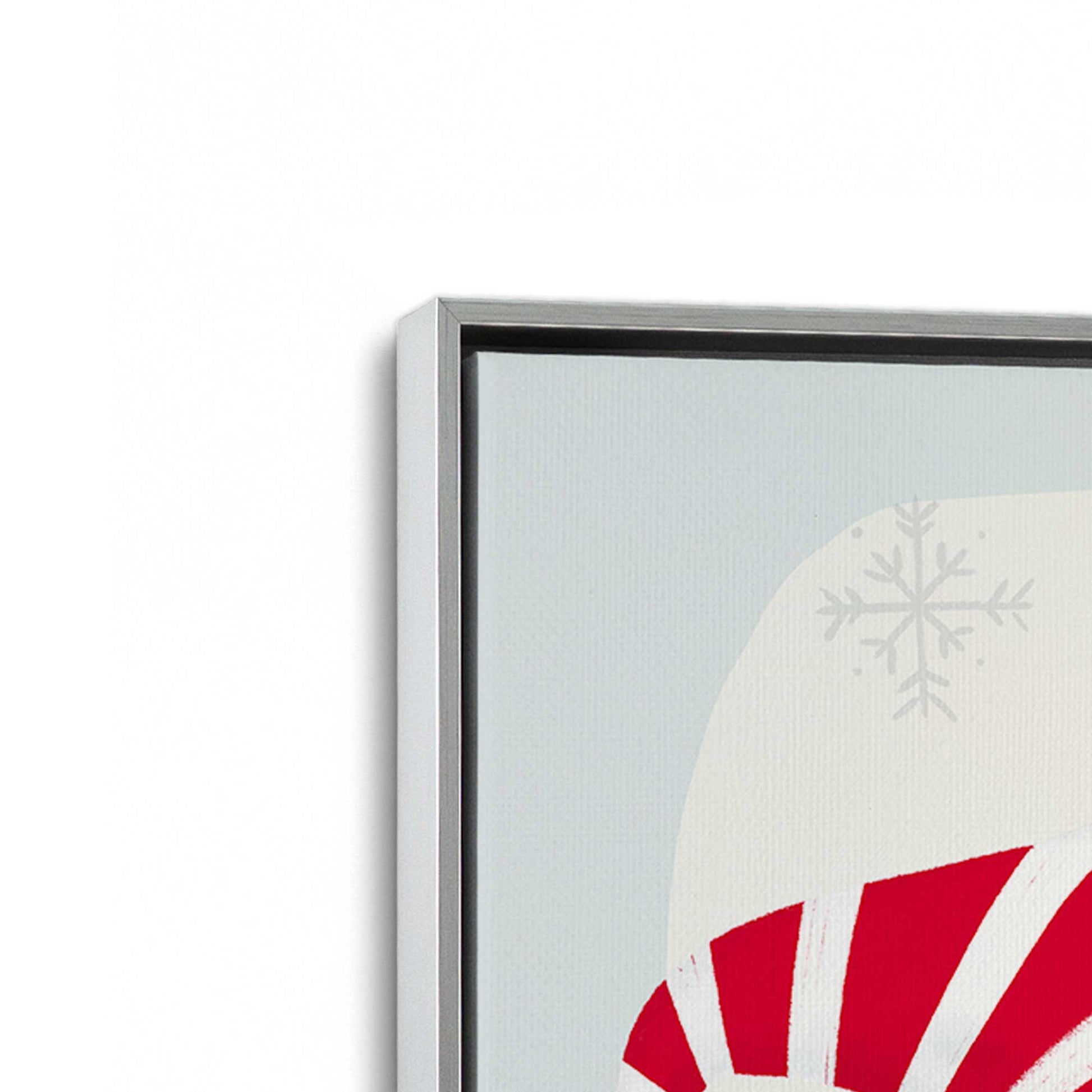 [Color:Polished Chrome], Picture of art in a Polished Chrome frame at an angle