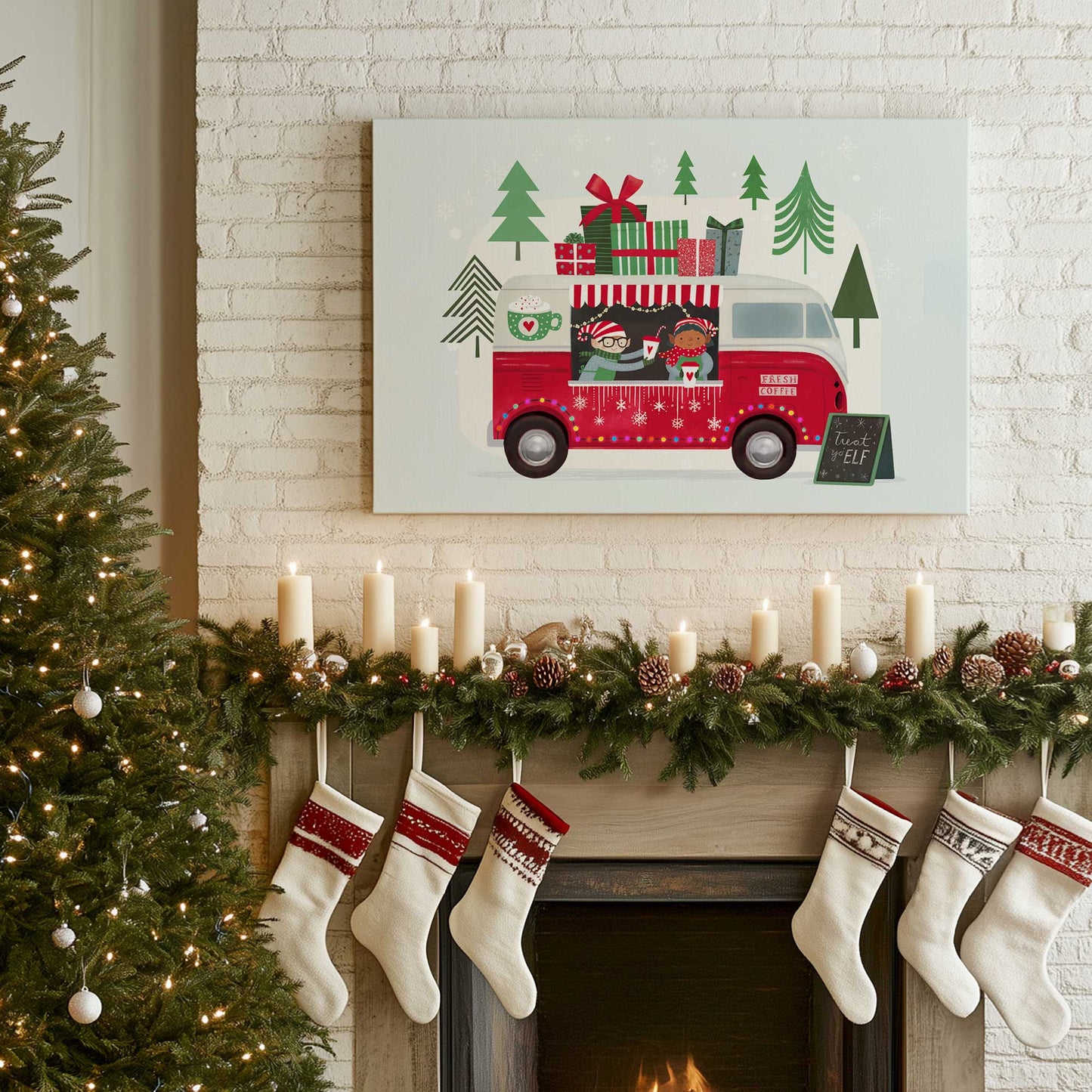 Picture of art in a room