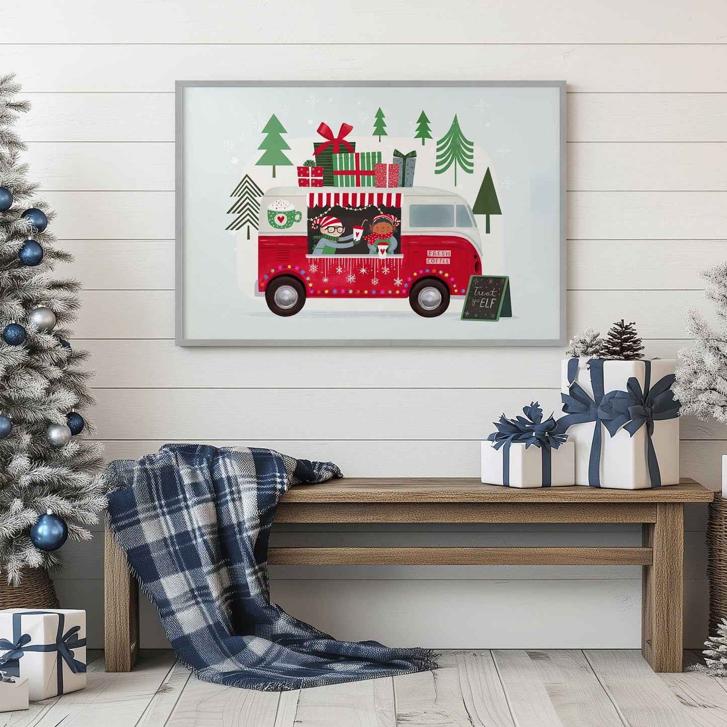 Picture of art in a room