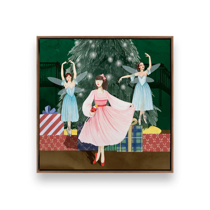 [Color:Walnut], Picture of art in a Walnut frame