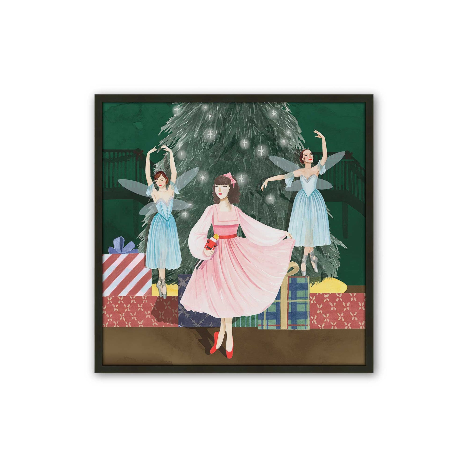 [Color:Satin Black], Picture of art in a Satin Black frame