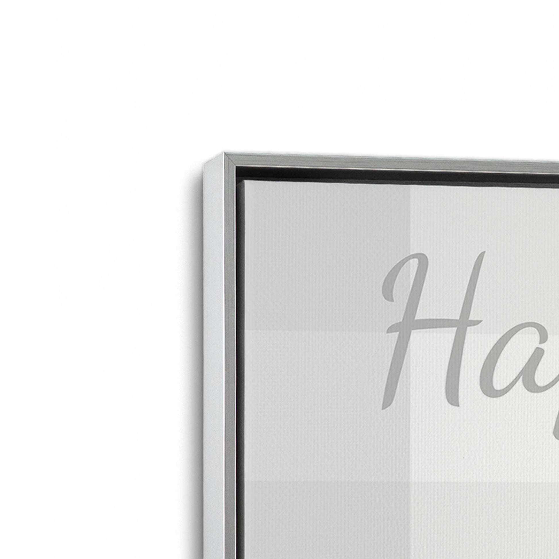 [Color:Polished Chrome], Picture of art in a Polished Chrome frame at an angle