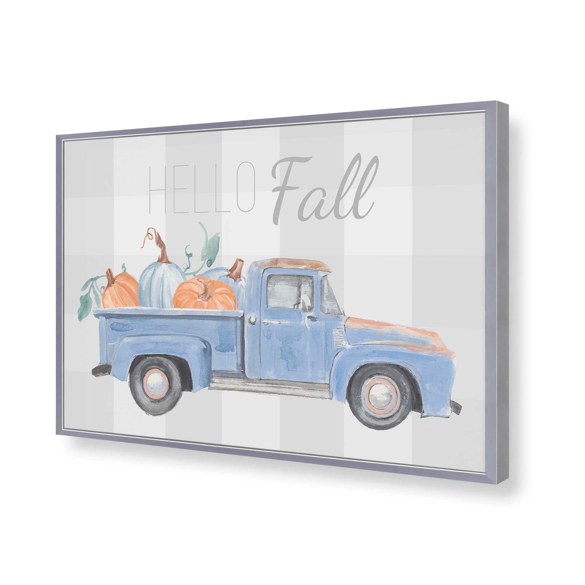 [Color:Polished Chrome], Picture of art in a Polished Chrome frame of the corner