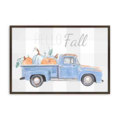 [Color:Brown], Picture of art in a Brown frame
