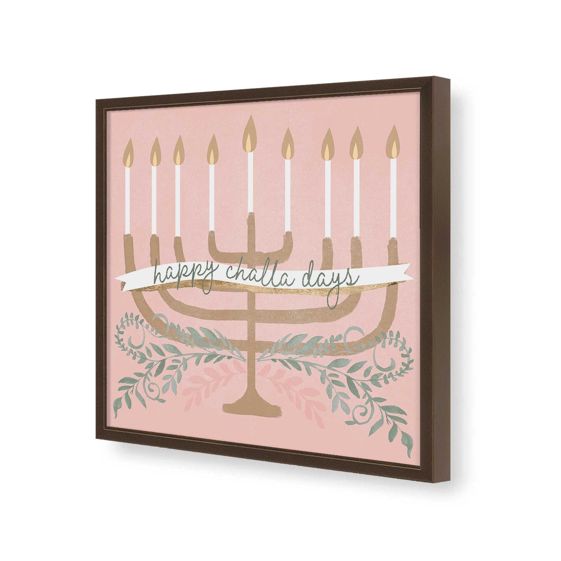 [Color:Espresso], Picture of art in a Espresso frame of the corner