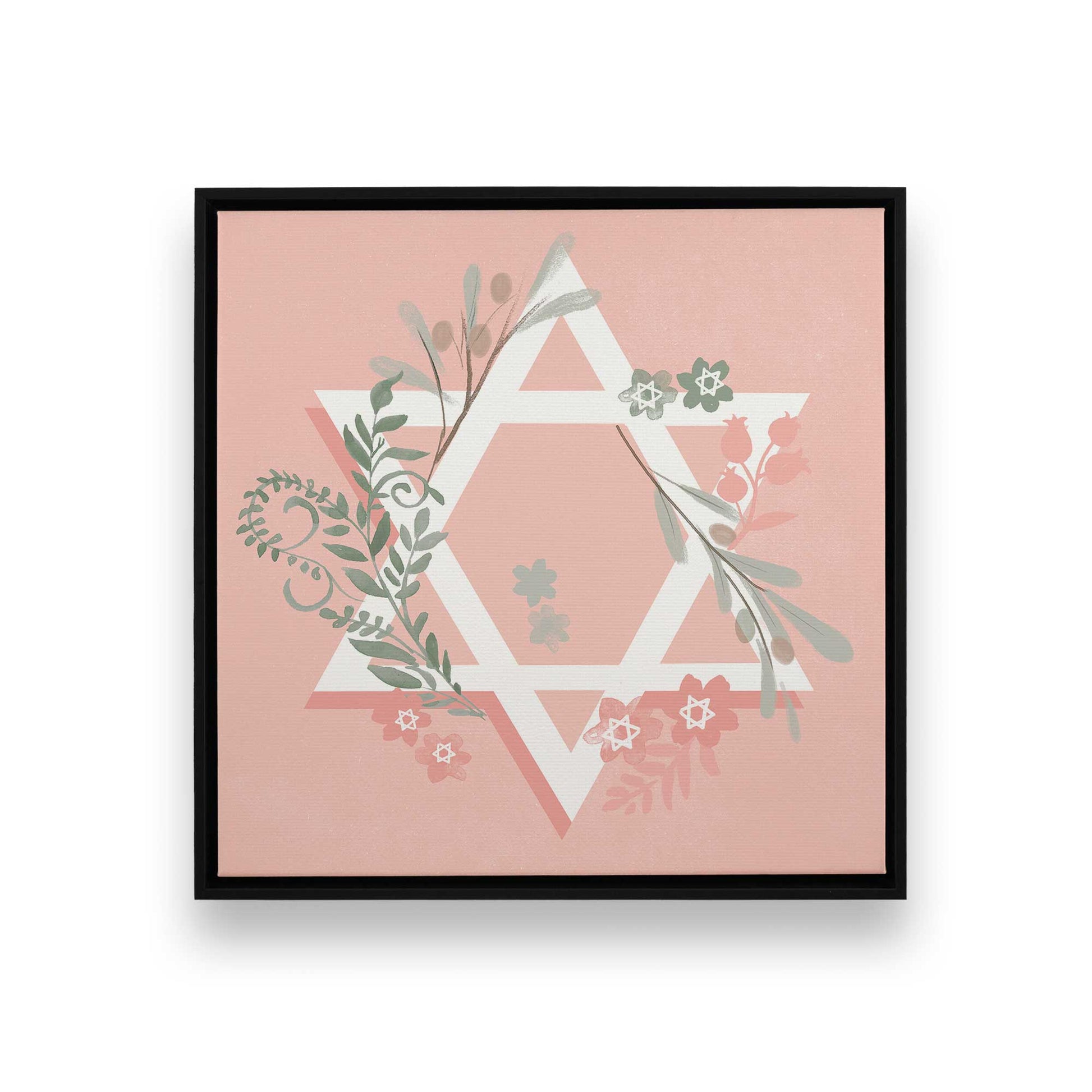 [Color:Satin Black], Picture of art in a Satin Black frame