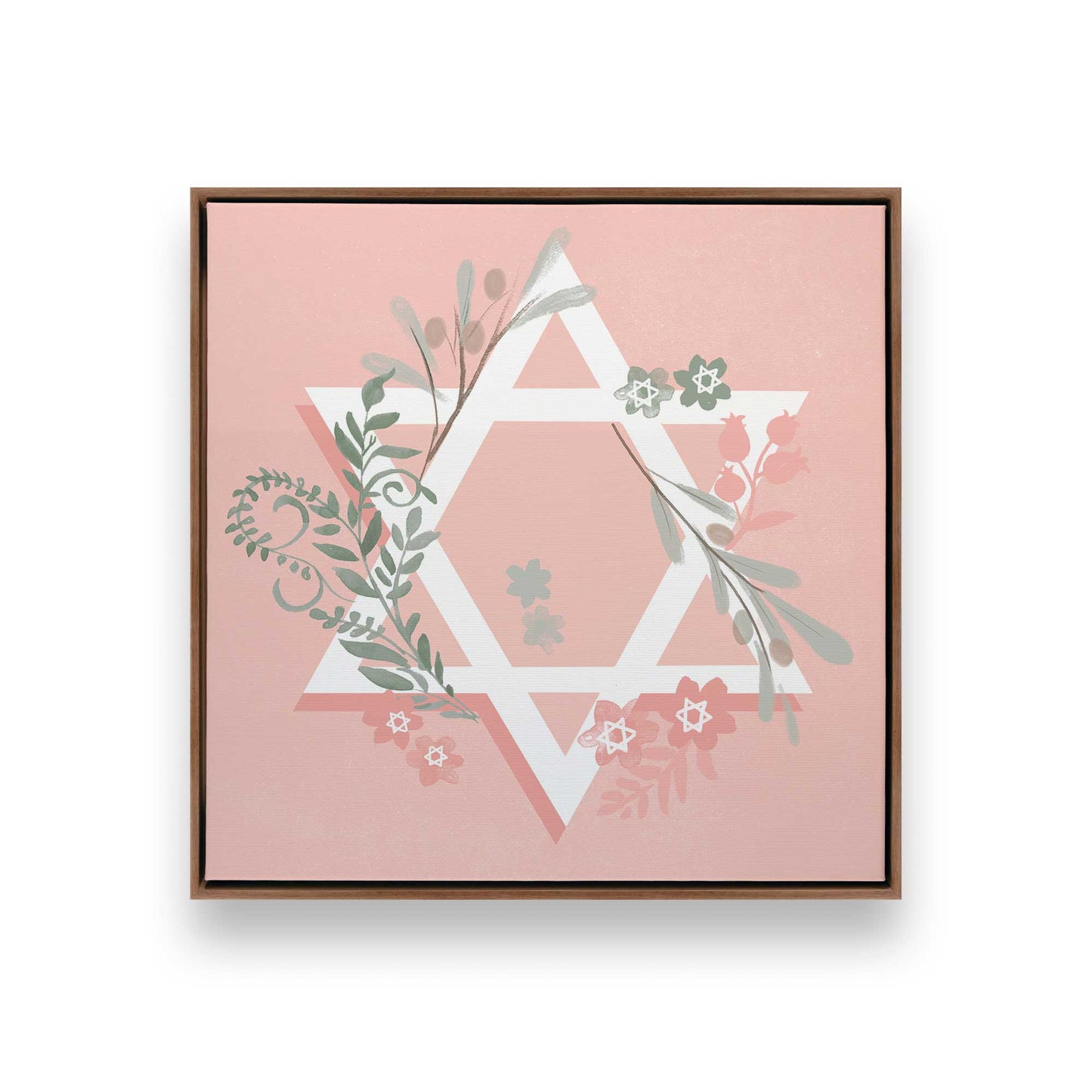 [Color:Walnut], Picture of art in a Walnut frame