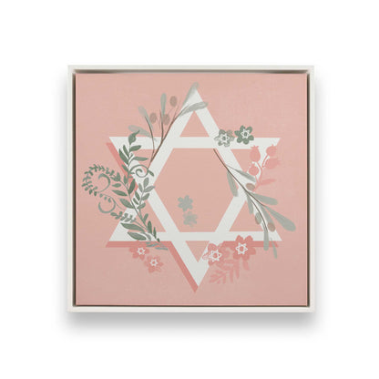 [Color:Opaque White], Picture of art in a White frame