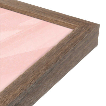 [Color:Walnut], Picture of art in a Walnut frame at an angle