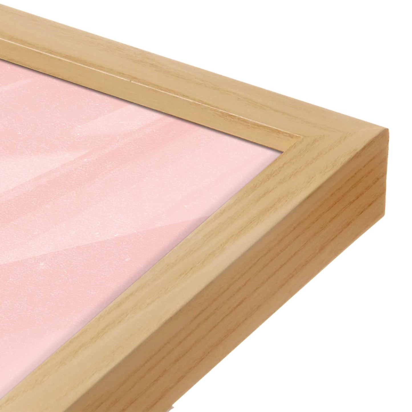 [Color:Espresso], Picture of art in a Espresso frame at an angle