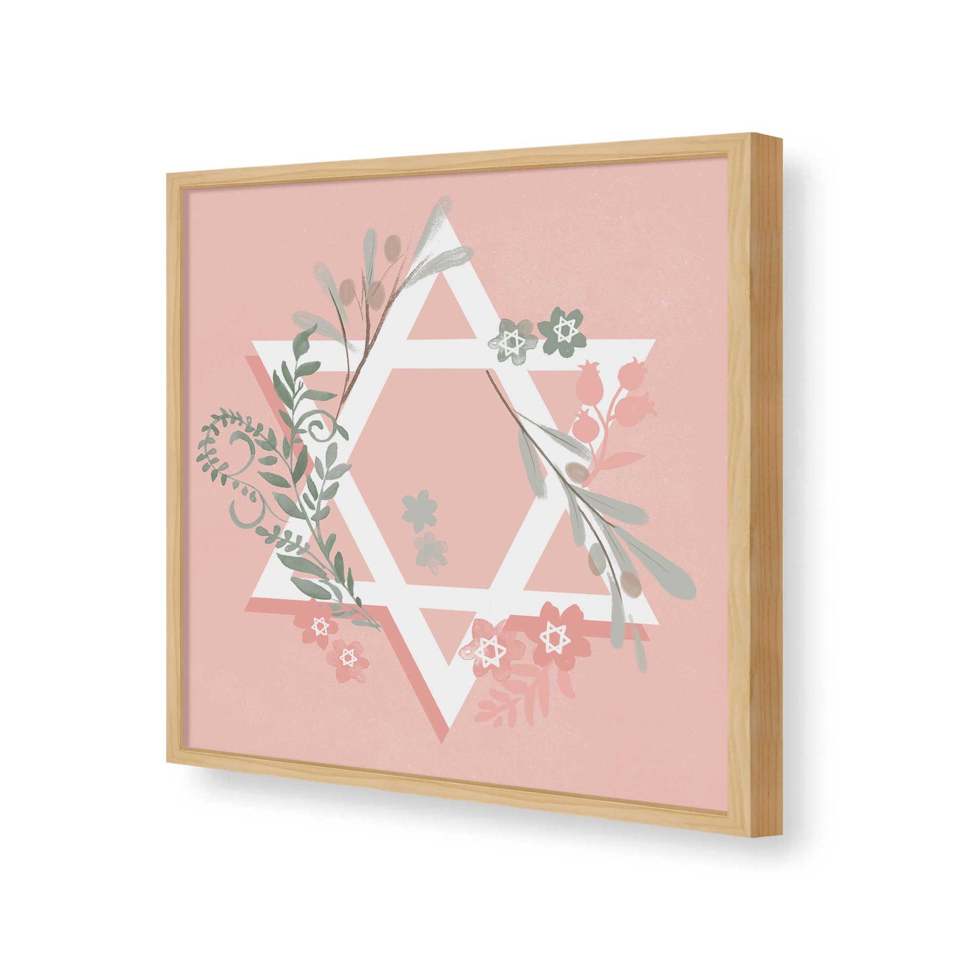 [Color:Espresso], Picture of art in a Espresso frame of the corner