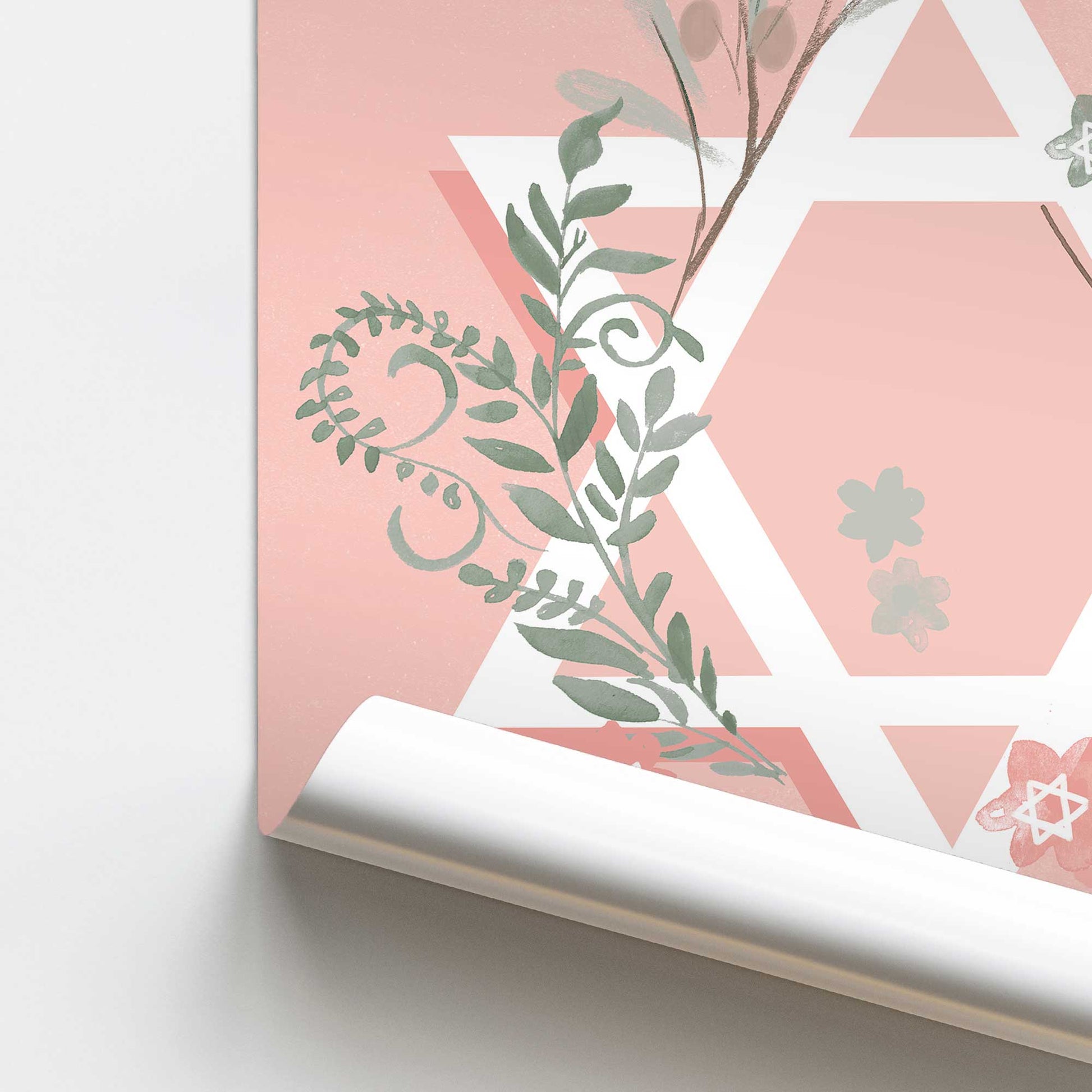 [Color:Rolled Print], Picture of close up of art