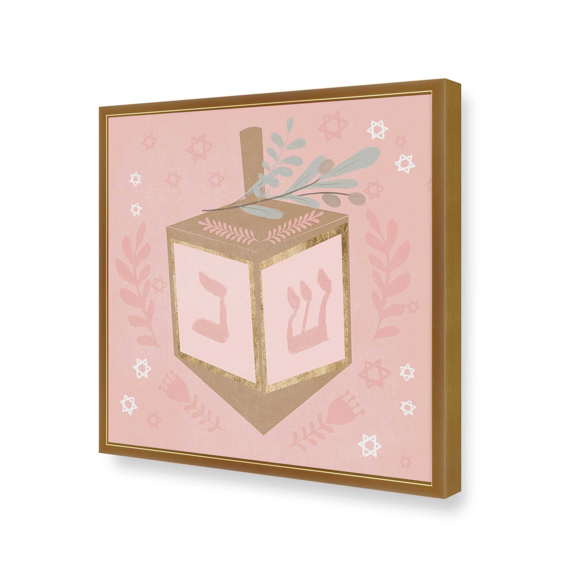 [Color:Polished Gold], Picture of art in a Polished Gold frame of the corner