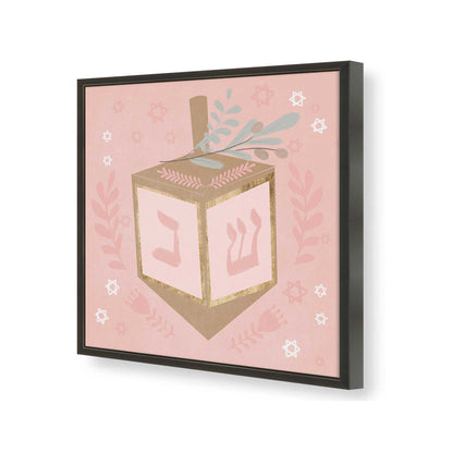 [Color:Satin Black], Picture of art in a Satin Black frame of the corner