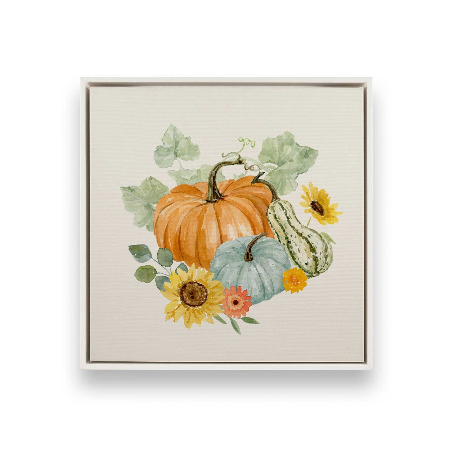 [Color:Opaque White], Picture of art in a White frame