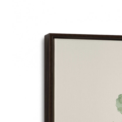 [Color:Espresso], Picture of art in a Espresso frame at an angle